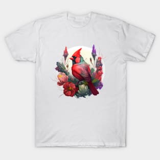 Cardinal Floral T-Shirt